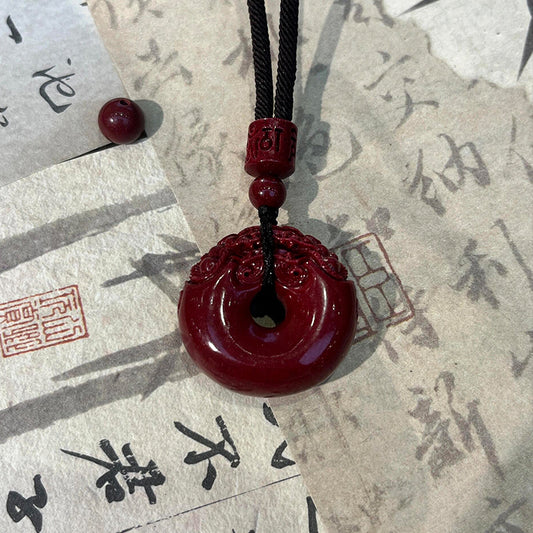 Cinnabar pendant