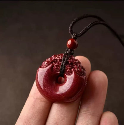 Cinnabar pendant