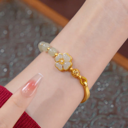 The Gilt Hetian Jade Bangle